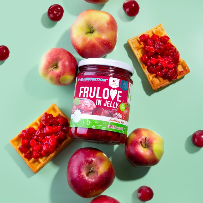 AllNutrition Frulove in Jelly 500 g - Kirss ja õun foto